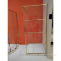 Metal Grid Walk In Shower